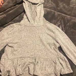 cropped long sleeve baby doll shirt (never worn)